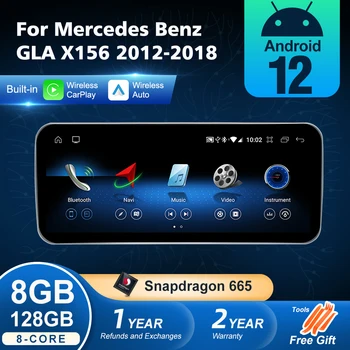 Pre Mercedes Benz GLA X156 2012-2018 autorádia Android Auto Wireless CarPlay Auto Multimediálny Prehrávač Navi GPS DSP Stereo WiFi