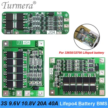 3S 40A 20A 9.6 V 10.8 V 32650 32700 LiFePO4 batérie BMS lítium železa batérie ochrany doska s vyrovnávanie začať vŕtať