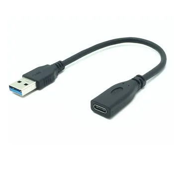 Typ C Kábel USB 3.1 Samica na USB 3.0 Muž Dátový Konektor kábel Kábel Adaptéra Converter Pre Macbook Android Mobilný Telefón, Linka 0,2 M 1M
