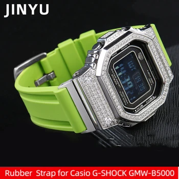 Nové hodinky remienok Pre Casio G-SHOCK GMW-B5000 Nepremokavé Gumy Nahradenie Band Náramok Hodiniek Príslušenstvo