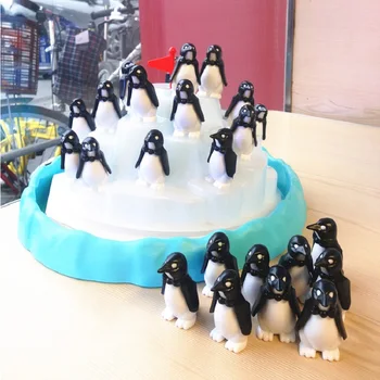 Penguin Ľadovca Rovnováhu Hračka Funny Family Party Hra pre ryby vo Veku 4 a Až