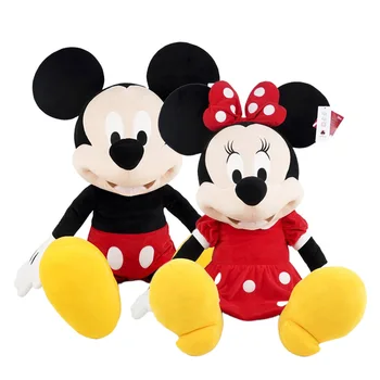 Disney Plyšové Hračky, Mickey Mouse, Minnie 11.8 palcový Hračky Pre Malé Dievčatá, Baby Boy Filmy Sériové Mäkké Roztomilý 2021 Nové Deti Bábiky