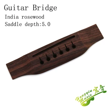 MT Štýl Gitarové Časti Sedla Cez Most na Gitaru Pre Akustické Gitary Náhradné Diely Gitarové Príslušenstvo Indickej Rosewood