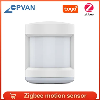 CPVAN Tuya Zigbee Snímač Pohybu Detektor Inteligentné Ľudské Telo Snímača domáci Bezpečnostný Systém Práce S Bezdrôtové Zigbee Bránou