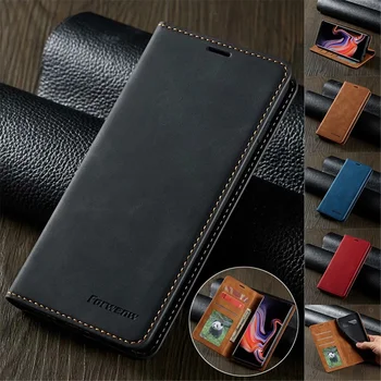 Ultra Tenké Kožené puzdro pre iPhone 12 Mini 11 Pro XS Max XR 8 7 6 6 Plus SE 2020 Semiš Magnetické výklopný Kryt Telefónu Peňaženky Taška
