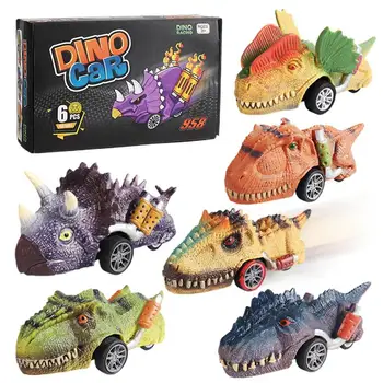 Dinosaurov Vytiahnuť Späť Auta Mini Dinosaura Nákladných vozidiel pre Deti Dinosaura Autá pre Deti Chlapci Dievčatá Batoľa Narodeniny Darček Vianoce