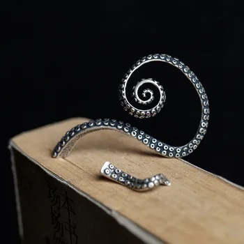 925 Sterling Silver Octopus Klip Náušnice Šperky Ženské Módne Doplnky, dámske Náušnice Jeden Kus Veľkoobchodné Ceny