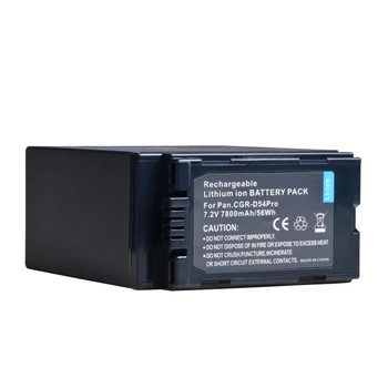 7800mAh CGR-D54 Batéria pre Panasonic AG-3DA1P, AG-DVC7, AG-DVC15, AG-DVX100, AG-DVX1000, HDC-Z10000, NV-C2, NV-C3, NV-C5, NV-C7